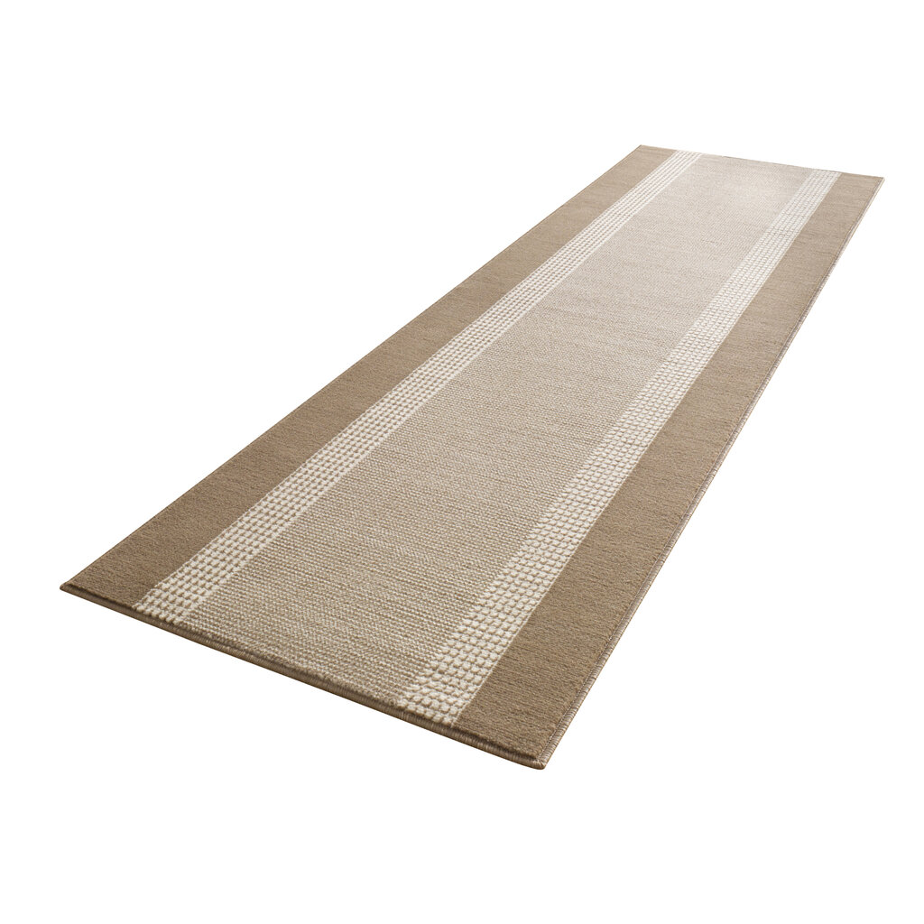 Paklāja celiņš Hanse Home Basic Band Beige Cream, 80x350 cm цена и информация | Paklāji | 220.lv