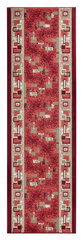 Paklāja celiņš Hanse Home Basic Cube Red, 80x250 cm cena un informācija | Paklāji | 220.lv