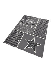 Hanse Home paklājs Patchwork Stars Grey, 140x200 cm cena un informācija | Paklāji | 220.lv