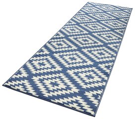 Hanse Home paklājs-celiņš Nordic Blue, 80x450 cm cena un informācija | Paklāji | 220.lv