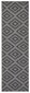 Hanse Home paklājs-celiņš Nordic Grey, 80x500 cm цена и информация | Paklāji | 220.lv