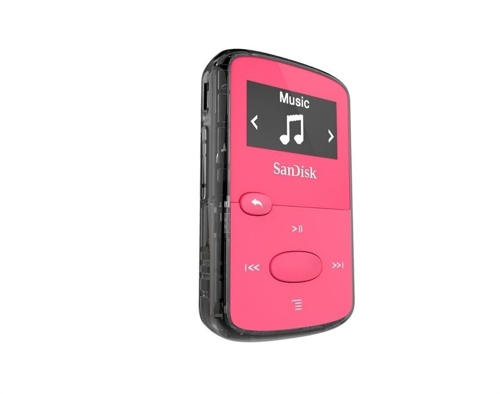 MP3 SanDisk Clip Jam 8GB, Rozā cena un informācija | MP3 atskaņotāji | 220.lv