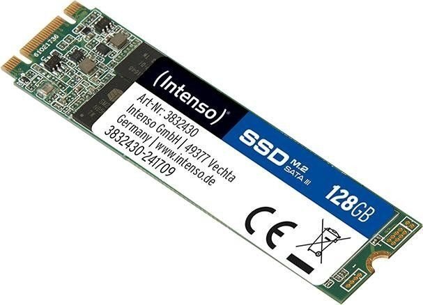 Cietais Disks INTENSO IAIDSO0192 128 GB SSD 2.5" SATA III цена и информация | Iekšējie cietie diski (HDD, SSD, Hybrid) | 220.lv