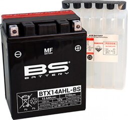 Akumulators BS-Battery BTX14HL 12V 14Ah cena un informācija | Moto akumulatori | 220.lv