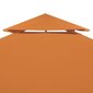 vidaXL nojumes jumta maiņas pārklājs, 3 x 4 m, 310 g/m², oranžs cena un informācija | Dārza nojumes un lapenes | 220.lv