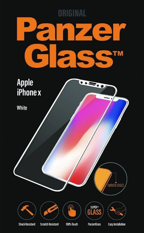 Panzer Glass rūdīts stikls priekš Apple iPhone X / XS / 11 Pro balts цена и информация | Ekrāna aizsargstikli | 220.lv