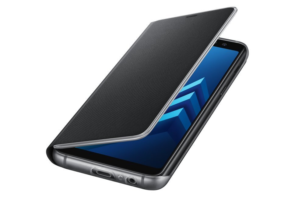 Aizsargmaciņš Samsung Flip cover Neon, Samsung Galaxy A8 cena un informācija | Telefonu vāciņi, maciņi | 220.lv