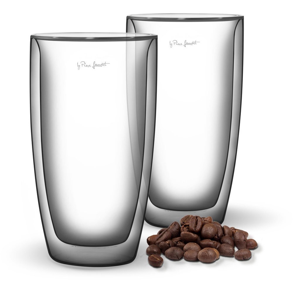 LAMART Vaso dubultās Caffe Latte krūzes, 380 ml, 2 gab. cena un informācija | Glāzes, krūzes, karafes | 220.lv