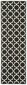 Hanse Home paklāja celiņš Glam Black, 80x300 cm цена и информация | Paklāji | 220.lv
