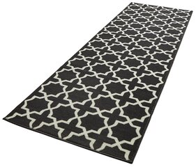 Paklāja celiņš Hanse Home Basic Glam Black, 80x400 cm cena un informācija | Paklāji | 220.lv