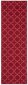 Paklāja celiņš Hanse Home Basic Glam Red, 80x300 cm cena un informācija | Paklāji | 220.lv