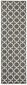Paklāja celiņš Hanse Home Basic Glam Grey Creme, 80x350 cm цена и информация | Paklāji | 220.lv