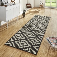 Paklāja celiņš Hanse Home Basic Nordic Black, 80x300 cm cena un informācija | Paklāji | 220.lv