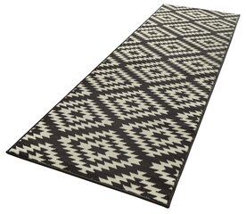 Paklāja celiņš Hanse Home Basic Nordic Black, 80x400 cm cena un informācija | Paklāji | 220.lv