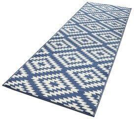 Hanse Home paklājs-celiņš Nordic Blue, 80x350 cm cena un informācija | Paklāji | 220.lv