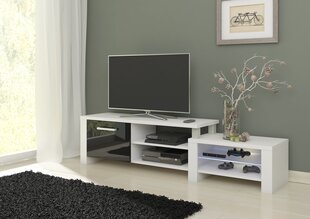 RTV galds Orion, balts/melns cena un informācija | TV galdiņi | 220.lv