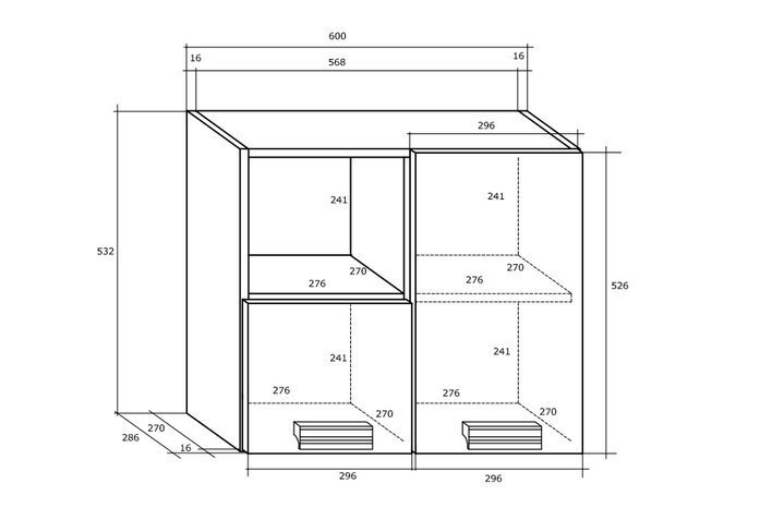 Plaukts Solo, brūna цена и информация | Plaukti | 220.lv