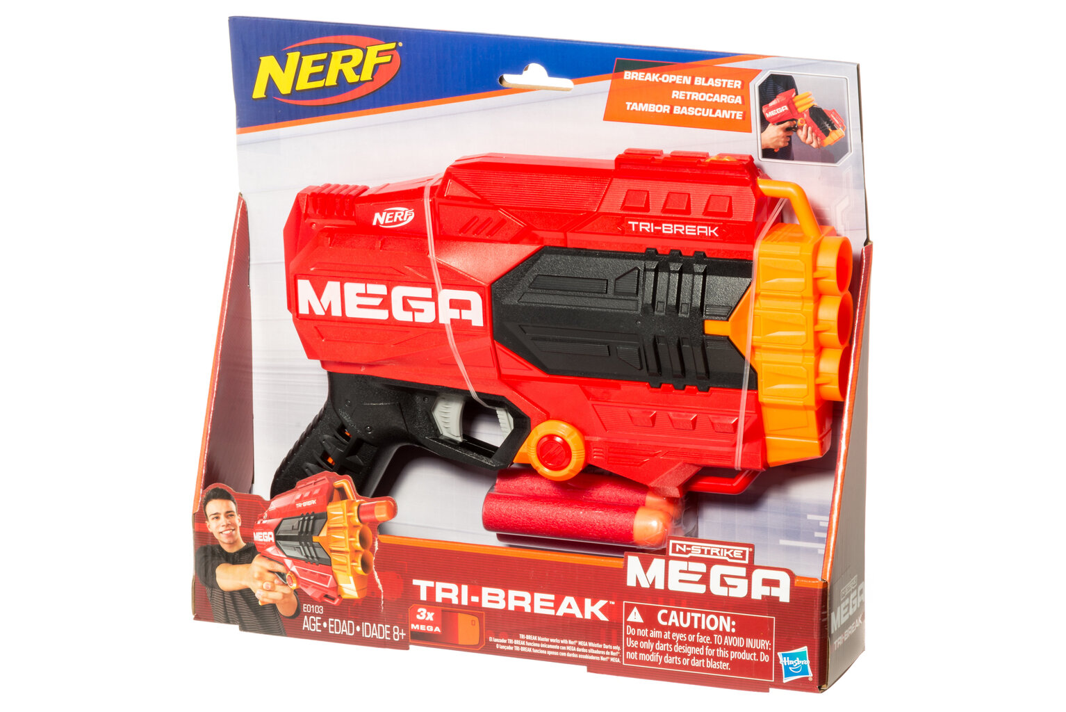 NERF N-Strike Mega: Tri-Break цена и информация | Rotaļlietas zēniem | 220.lv