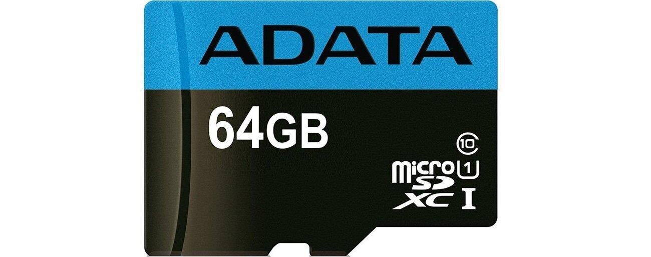 ADATA Premier UHS-I 64 GB, MicroSDXC, Fl cena un informācija | Atmiņas kartes mobilajiem telefoniem | 220.lv