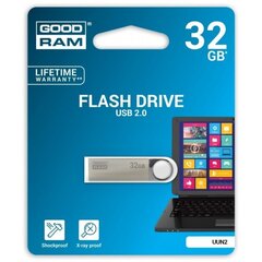 Флешка GOODRAM - UNN2 32Гб серебристый USB2.0 цена и информация | USB накопители | 220.lv