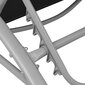 vidaXL sauļošanās zviļņi ar galdiņu, alumīnijs, melni цена и информация | Sauļošanās krēsli | 220.lv