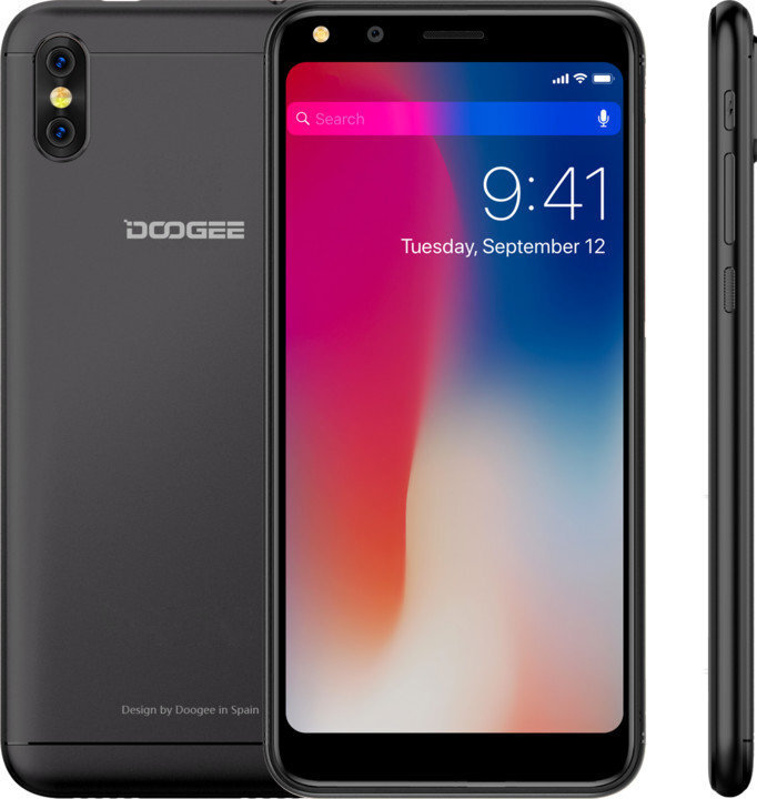 DooGee X53 16GB LTE, Melns cena un informācija | Mobilie telefoni | 220.lv