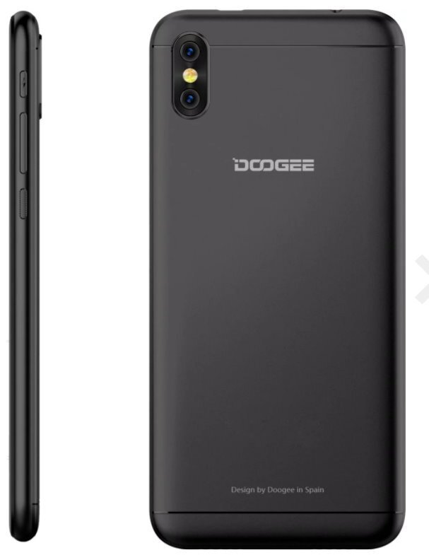 DooGee X53 16GB LTE, Melns cena un informācija | Mobilie telefoni | 220.lv