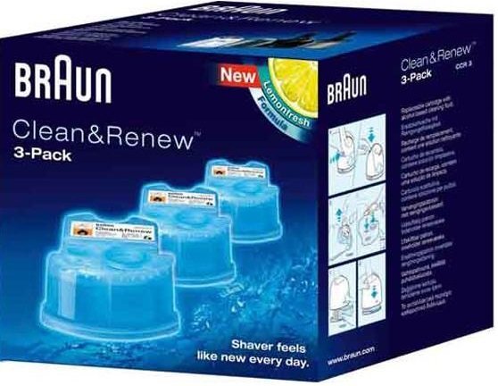 Braun CCR3 Clean & Renew Refill Cartridg цена и информация | Piederumi sadzīves tehnikai skaistumam | 220.lv