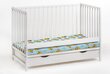 Bērnu gulta Cypi Plus ar matracis, balta matēta cena un informācija | Zīdaiņu gultas | 220.lv
