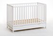 Bērnu gulta Cypi Plus, balta matēta цена и информация | Zīdaiņu gultas | 220.lv