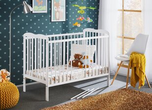 Детская кроватка Ala, белая матовая цена и информация | Детские кроватки | 220.lv