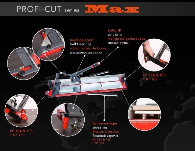 Flīžu griešanas ierīce JOKOSIT PROFI CUT MAX (1200 mm) cena un informācija | Rokas instrumenti | 220.lv