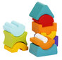Koka klucīšu komplekts Cubika ELASTĪGS TORNIS 9 cena un informācija | Rotaļlietas zīdaiņiem | 220.lv