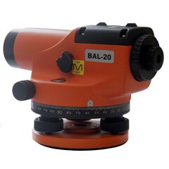 Optiskais nivelieris BAL20 (x20) cena un informācija | Rokas instrumenti | 220.lv
