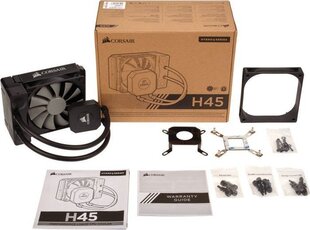 Šķidruma dzesēšanas sistēma Corsair Hydro Series H45 (CW-9060028-WW) cena un informācija | Ūdens dzesēšana - komplekti | 220.lv