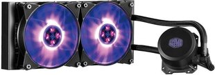 Cooler Master MasterLiquid ML240L RGB Intel, AMD цена и информация | Водяное охлаждение - комплекты | 220.lv