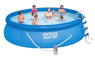 Бассейн Intex Easy Set 457 x 107 см с фильтром цена и информация | Бассейны | 220.lv