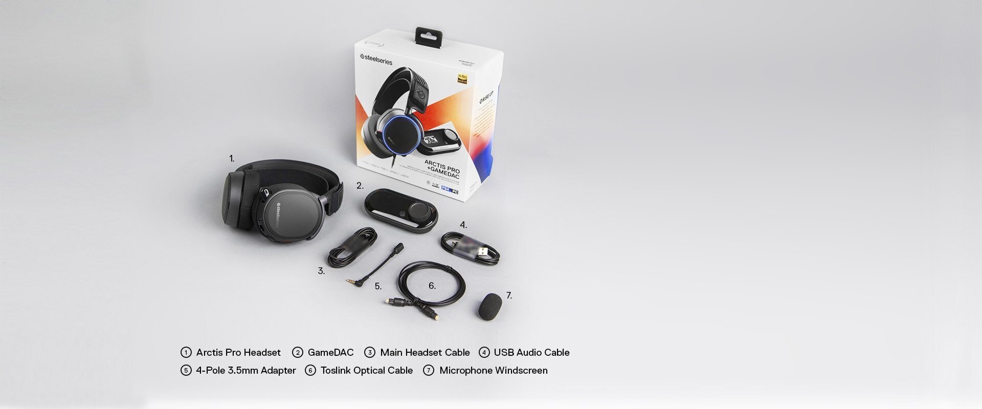 SteelSeries, Arctis Pro + GameDAC, Black цена и информация | Austiņas | 220.lv