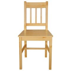 Обеденные стулья, коричневые, 4 шт. цена и информация | Стулья для кухни и столовой | 220.lv