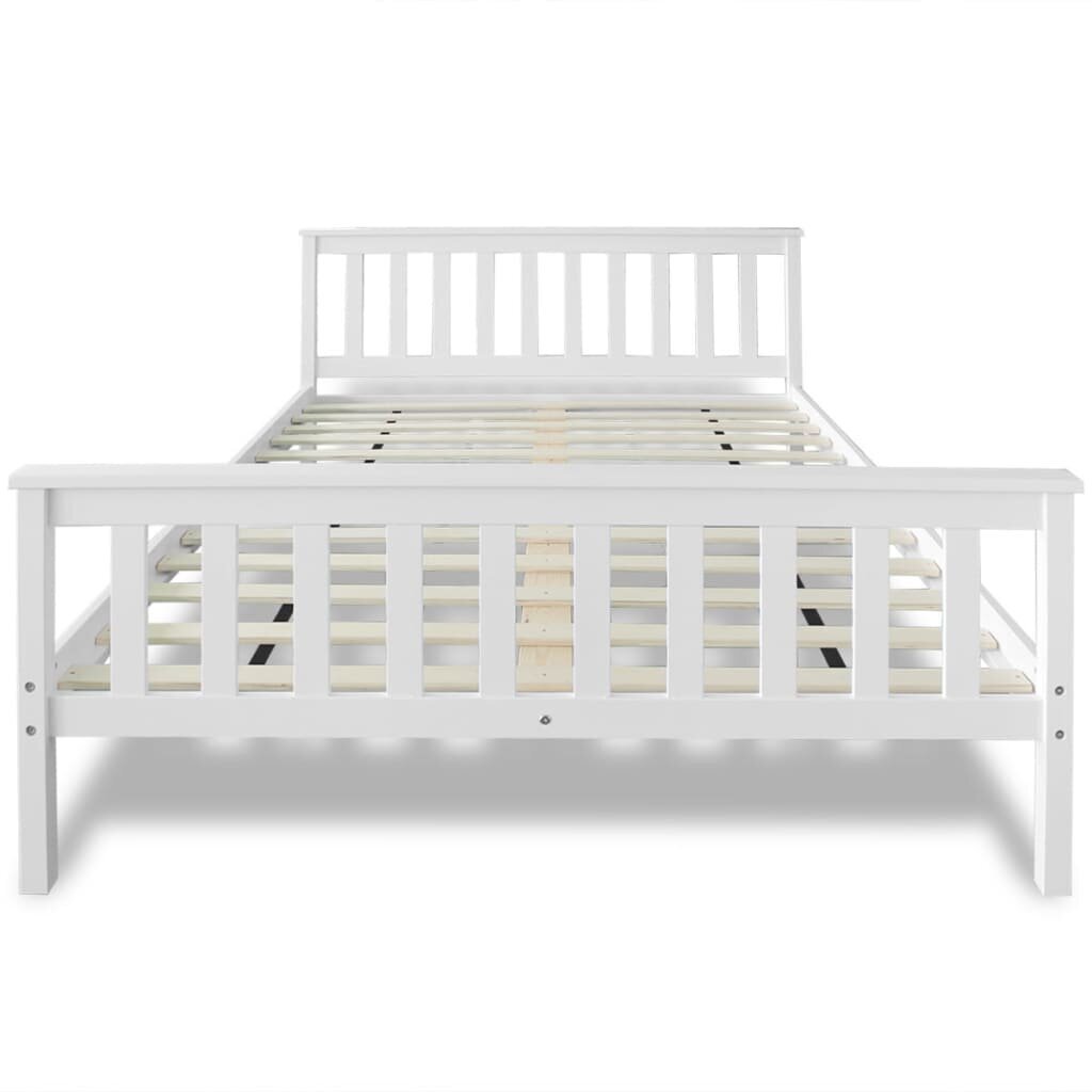 vidaXL gulta ar matraci, priedes masīvkoks, 140x200 cm cena un informācija | Gultas | 220.lv