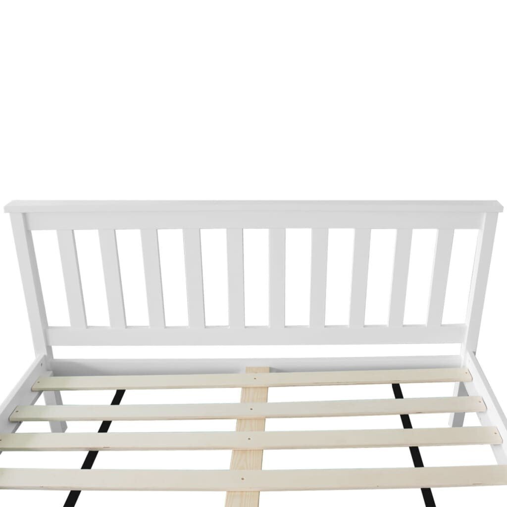 vidaXL gulta ar matraci, priedes masīvkoks, 140x200 cm cena un informācija | Gultas | 220.lv