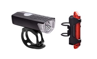 Velosipēdu lukturu komplekts Cube RFR Power USB цена и информация | Велосипедные фонари, отражатели | 220.lv