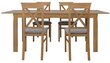 Pusdienu galds Bergen 160, brūns цена и информация | Virtuves galdi, ēdamgaldi | 220.lv
