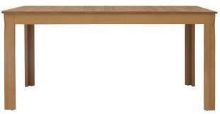 Обеденный стол Bergen 160, коричневый цена и информация | Кухонные и обеденные столы | 220.lv