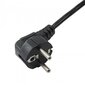 Strāvas vads Akyga Power Cord AK-NB-01A klēpjdatoriem IEC C5 250 V / 50 Hz 1,5 m cena un informācija | Kabeļi un vadi | 220.lv