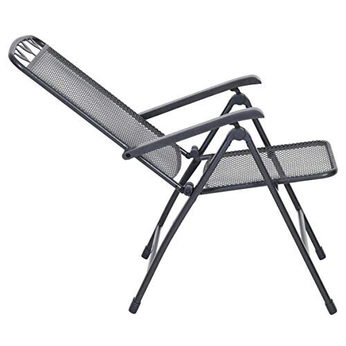 Saliekams āra krēsls Toulouse 58x64, pelēks cena un informācija | Dārza krēsli | 220.lv