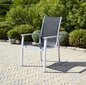 Āra krēsls Monza 60x66, pelēks cena un informācija | Dārza krēsli | 220.lv