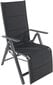 Saliekams āra krēsls Grenada 61x76, melns цена и информация | Dārza krēsli | 220.lv