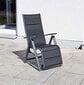 Saliekams āra krēsls Grenada 61x76, melns цена и информация | Dārza krēsli | 220.lv