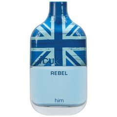 Tualetes ūdens FCUK Rebel EDT vīriešiem 100 ml цена и информация | Мужские духи | 220.lv